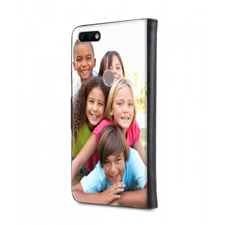 Housse portefeuille personnalisable Huawei Y7 2018